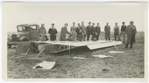 1931 Wreckage of Knute Rockne’s Plane Crash Original Photograph (PSA/DNA Type 1)